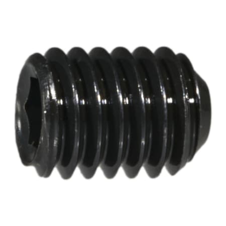 Midwest Fastener 6mm-1.0 x 8mm Plain Class 14.9 Steel Coarse Thread Cup Point Hex Socket Headless Set Screws 10PK 62513